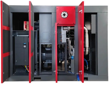 เครื่องอัดอากาศแบบสกรูโรตารี Dry Oil Free Screw Air Compressor