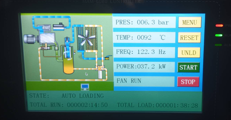 ผลงานเปลี่ยนชุด Drive control เครื่อง Atlas copco บริษัท โชติวัฒน์อุตสาหกรรม
